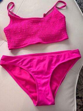 Cabana Del Sol Pink Bikini Set
